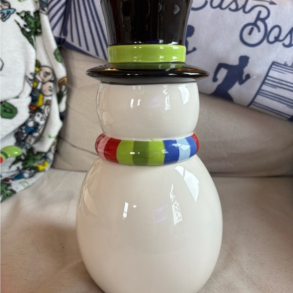 Snowman cookie jar - Picture 2 of 3